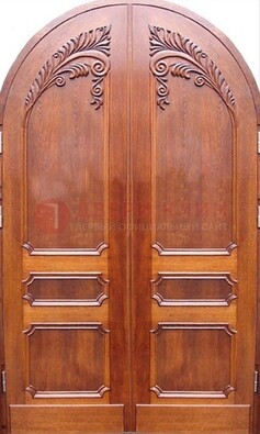 Металлическая арочная дверь ДА-9 в салон красоты в Звенигороде