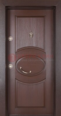 Железная дверь с массивом дуба в стиле классика ДМД-55 в Красногорске
