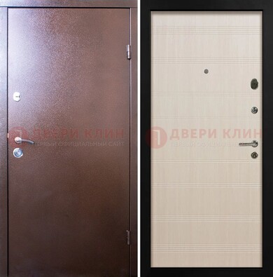 Входная дверь с порошковым покрытием и терморазрывом МДФ ДП-210 в Красногорске