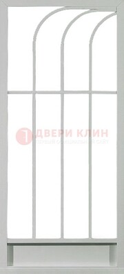 Современная железная решетчатая дверь ДР-39 в Красногорске