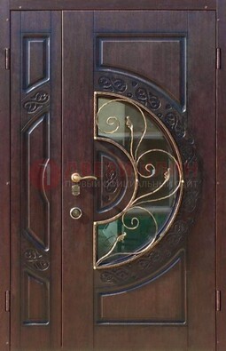 Полуторная железная дверь Винорит в классическом стиле ДСК-272 в Красногорске