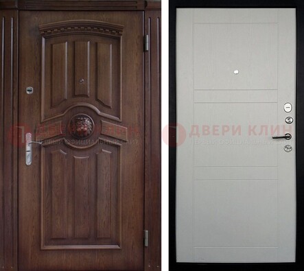 Темная входная дверь с виноритом ДВТ-216 в Красногорске