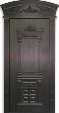 Черная стальная дверь с виноритом ДВТ-31 в Красногорске