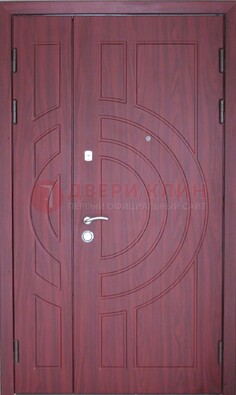 Красная железная дверь с виноритом ДВТ-3 в Красногорске