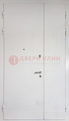 Современная полуторная стальная дверь с МДФ панелью ПЛ-25 в Красногорске